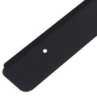 Планка торцевая универсальная U-образная 38 мм, черная — купить оптом и в розницу в интернет магазине GTV-Meridian.