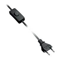 Провод с выключателем 2м, черный LD-KABE2M-00 — купить оптом и в розницу в интернет магазине GTV-Meridian.